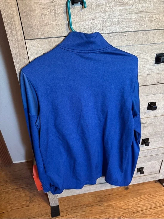 Nike Royal Blue Men’s Half-Zip Performance Pullover - Picture 3 of 3